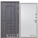 Входная дверь Diva МД-42 УТ-00075386 металлическая правая 205x86см цвет серый