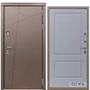 Входная дверь Diva МД-50 УТ-00075279 металлическая левая 205x96см цвет бронза