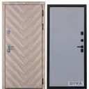 Входная дверь Diva Дива-98 УТ-00075861 205x96см стальная правая цвет коричнево-шоколадный