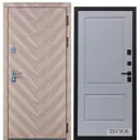 Входная дверь Diva Дива-98 УТ-00075827 205x96см стальная правая цвет коричнево-шоколадный