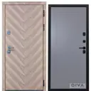 Входная дверь Diva Дива-98 УТ-00075797 205x86см стальная левая цвет коричнево-шоколадный