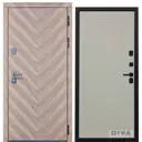 Входная дверь Diva Дива-98 УТ-00075806 205x86см стальная левая цвет коричнево-шоколадный