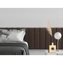 Комплект мягких панелей Tartilla прямоугольник рогожка цвет коричневый 600x150x35мм 4шт