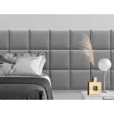 Комплект мягких панелей Tartilla квадрат эко кожа цвет серый 300x300x29мм 4шт