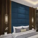 Комплект мягких панелей Tartilla квадрат велюр цвет зеленый 500x500x29мм 2шт