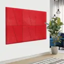 Комплект мягких панелей Tartilla трапеция левая эко кожа цвет красный 500x500x29мм 2шт