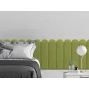Комплект мягких панелей Tartilla арка велюр цвет оливковый 600х150х35мм 2шт