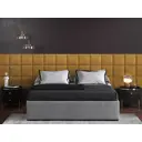 Комплект мягких панелей Tartilla квадрат эко кожа цвет золотой 300x300x35мм 4шт