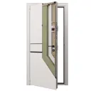 Входная дверь Torex Comfort X 210x95см левый цвет белый/белый с зеркалом