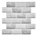 Комплект панелей ПВХ Lako decor Серый кирпич 300x300мм 0.9м² 10шт
