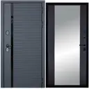 Входная дверь Diva STR МХ-45 205x86см правый цвет Д15 венге/черный кварц с зеркалом
