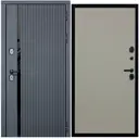 Входная дверь Diva ДХ-45 205x96см правый черный кварц/Н10 софт шампань