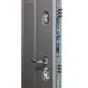 Входная дверь Diva STR МХ-29 205x86см правый цвет Д15 силк маус/ясень графит с зеркалом
