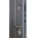 Входная дверь Diva STR МХ-29 205x86см правый цвет Д15 сандал белый/ясень графит с зеркалом