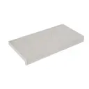 Подоконник Crystallit ПВХ 1300x350мм серый мрамор матовый