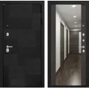 Входная дверь Labirintdoors Пазл 205x96см правый цвет венге/лофт черный с зеркалом
