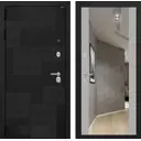 Входная дверь Labirintdoors Пазл 205x96см левый цвет грей софт/лофт черный с зеркалом