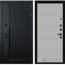 Входная дверь Лабиринт Пиано правый П13 205x88см цвет грей софт/черный кварц