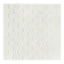 Комплект панелей ПВХ Lako decor Деревянная мозаика 700x700мм 2.45м² 5шт белый