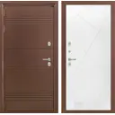 Входная дверь Labirintdoors Термо Лайт левый П-24 205x96см белый софт/антик медный