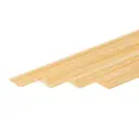 Нащельник деревянный фигурный Timber&Style 7x20x2200мм сосна Экстра комплект 4шт.