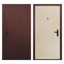 Дверь входная Амега Уют 1 110x180см правый венге светлый