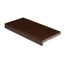Подоконник Crystallit ПВХ матовый 2200x400мм венге темный