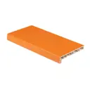Подоконник Crystallit ПВХ 1300x400мм оранжевый глянцевый