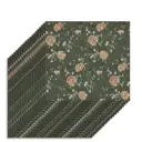 Комплект панелей ПВХ Lako decor Барокко Цветы на зеленом 700x700мм 9.8м² 20шт