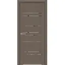 Дверь межкомнатная Uberture Uniline light soft touch 30032 остеклённая 200x90см пленка ПВХ цвет софт тортора без замка и петель