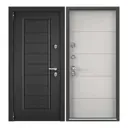 Входная дверь Torex Village advanced левый 205x89см цвет серый/белый
