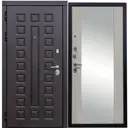 Входная дверь Diva МД-30 205x86см левый цвет сандал белый/венге с зеркалом