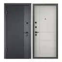 Входная дверь Torex Flat левый 205x86см цвет оскуро/бьянко