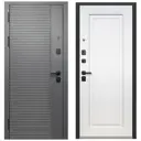 Входная дверь Diva Foreman Т-13 левый 205x96см цвет графит/эмалит белый