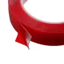 Клейкая лента TORSO прозрачная двусторонняя акриловая 25 мм х 5 м