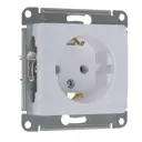Розетка встраиваемая Schneider electric Glossa 1345221 с заземлением цвет белый