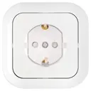 Розетка встраиваемая Bylectrica Гармония РС16-253 с заземлением цвет белый