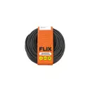 Удлинитель на катушке Flix УШ0003 1 розетка без заземления 2x0.75 мм 10 м 2200 Вт цвет черный
