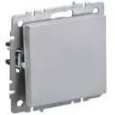 Выключатель проходной встраиваемый Iek Brite BR-V12-0-10-K47 1 клавиша цвет алюминий