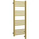 Полотенцесушитель электрический Сунержа Модус 3.0 П 400x1000 мм 300 Вт с терморегулятором лесенка цвет состаренная латунь