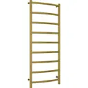 Полотенцесушитель электрический Сунержа Галант 4.0 532x1200 мм 168 Вт с терморегулятором Н-образный правый цвет латунь