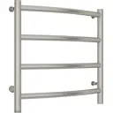 Полотенцесушитель электрический Сунержа Галант 4.0 532x500 мм 72 Вт с терморегулятором Н-образный левый цвет сатин