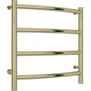 Полотенцесушитель электрический Сунержа Галант 4.0 левый 500x500 мм 72 Вт с терморегулятором лесенка цвет шампань