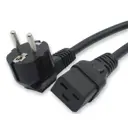 Кабель питания Hyperline PWC-IEC19-SHM-5.0-BK 16A 5 м цвет черный