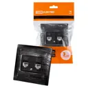 Розетка двойная телефонная встраиваемая Tdm electric Лама SQ1815-0659 RJ11 цвет старинное серебро