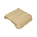 Накладка для розеток и выключателей Cleverwood Свет D240 мм 1 пост цвет бук