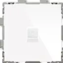 Розетка компьютерная встраиваемая Cgss Практика RJ45 PL-W201C-WCG цвет белый глянец