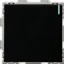 Выключатель встраиваемый Cgss Практика PL-W101-BCM 1 клавиша цвет черный 2 шт.