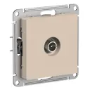 Розетка ТВ Schneider Electric Atlas ATN001291 оконечная цвет песочный