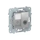 Розетка ТВ Schneider Electric Unica NU547030 RJ45 цвет алюминий